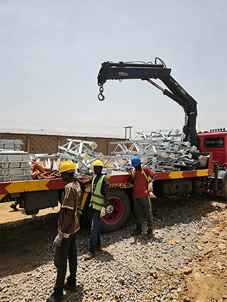 Pokrok na mieste pre projekt rozvodne Nigéria Zaria 330 kV