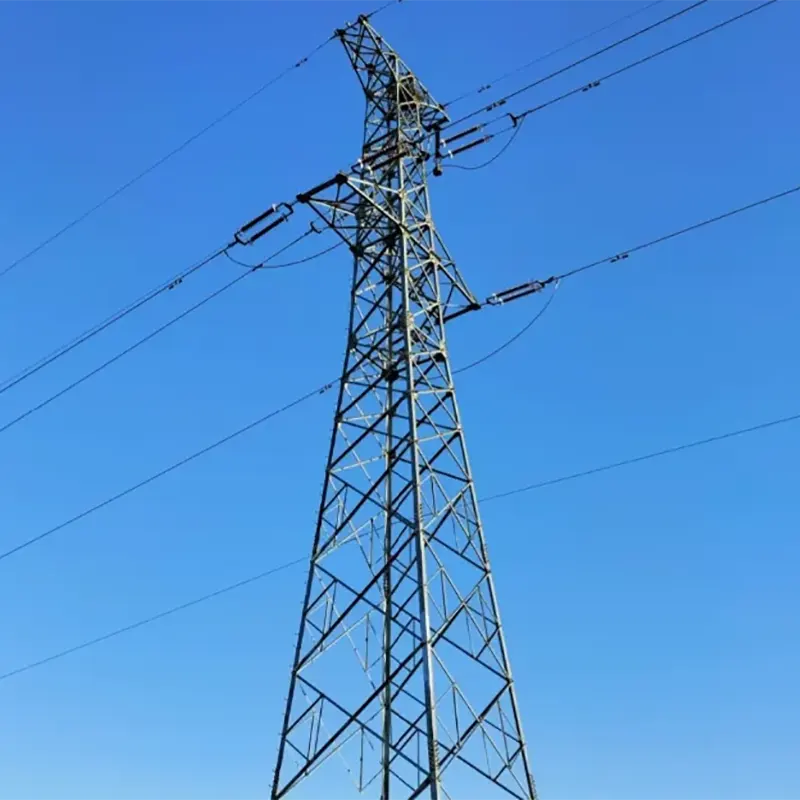 35 kV-110KV prevodovka oceľová veža